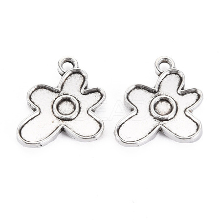 Tibetan Style Alloy Pendant Enamel Settings PALLOY-N160-65AS-1