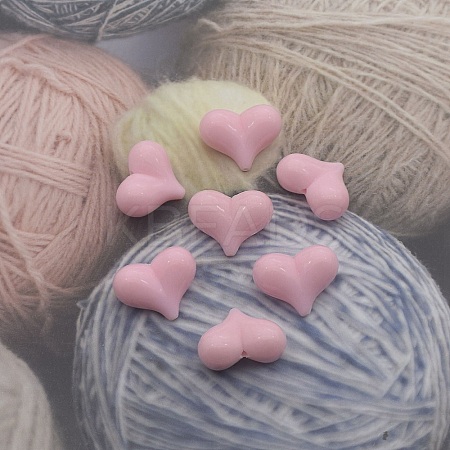 Opaque Acylic Beads LS-MACR-WH0027-10G-1