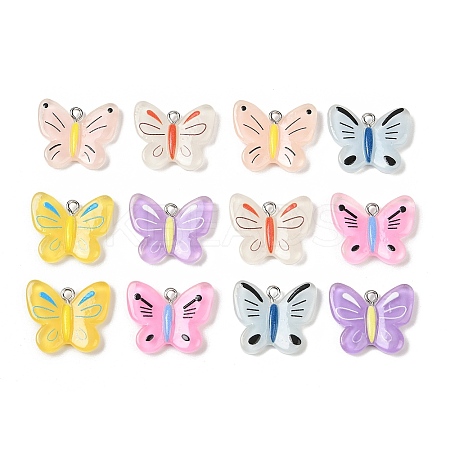 Resin Pendants RESI-B035-02C-1