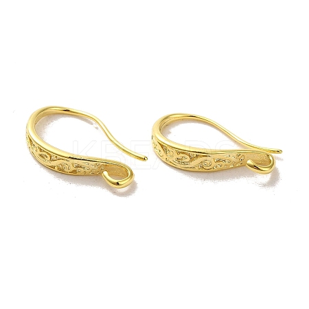 Brass Earring Hooks FIND-Z039-25G-1