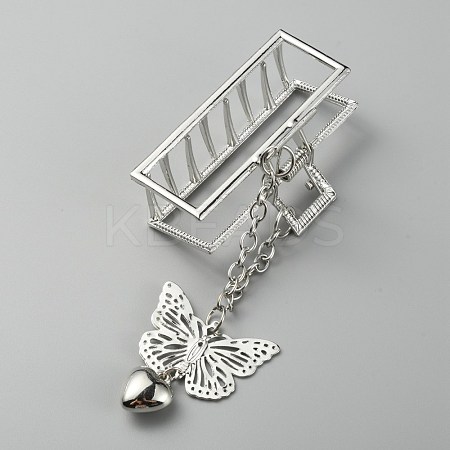 Rectangle Alloy Claw Hair Clips PHAR-WH0006-20-1