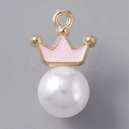 Resin Imitation Pearl Pendants FIND-TAC0002-041A-1