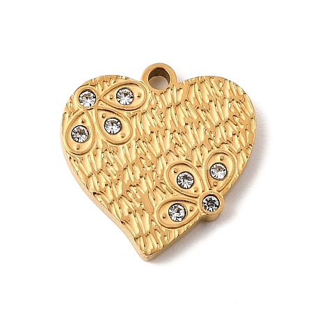 304 Stainless Steel Pendants STAS-K297-06G-1