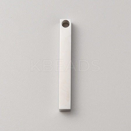304 Stainless Steel Pendants STAS-WH0043-18P-1