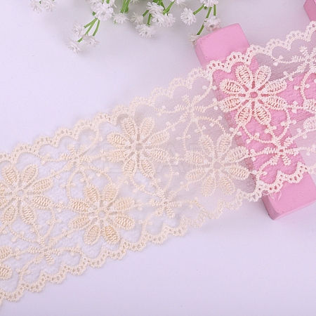 Polyester Lace Trim Ribbons PW-WG34220-06-1-1