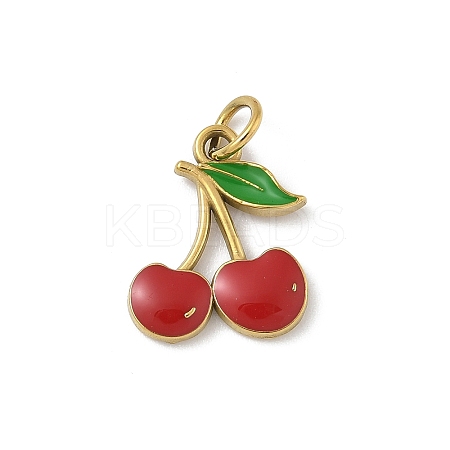 304 Stainless Steel Enamel Pendants Ion Plating(IP) STAS-I349-01G-03-1
