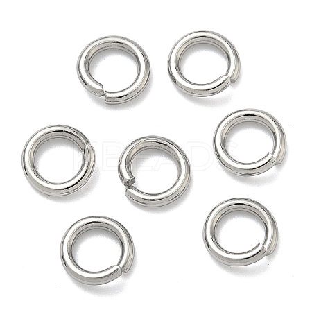 Tarnish Resistant 304 Stainless Steel Open Jump Rings STAS-E067-11-8mm-1