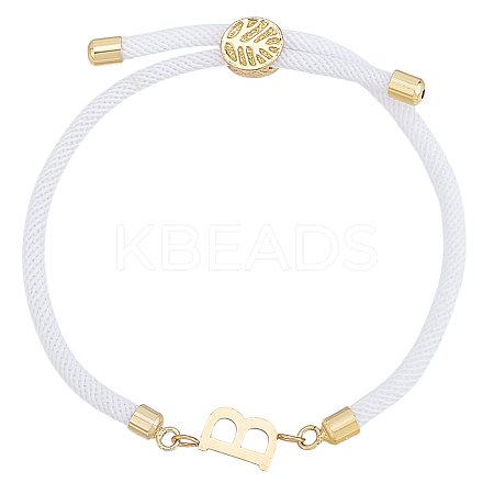 1pc Adjustable Nylon Cord Slider Bracelets for Women BJEW-LP0001-33B-G-1