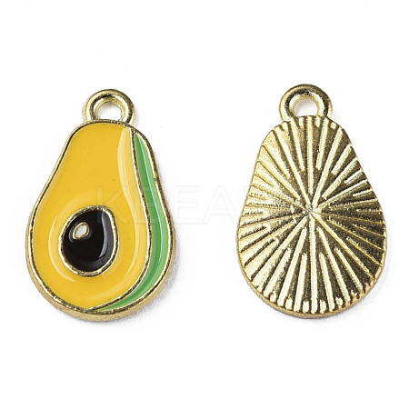 Alloy Enamel Pendants ENAM-N059-07-1