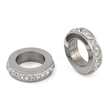 304 Stainless Steel European Beads STAS-Z090-03P-01-1