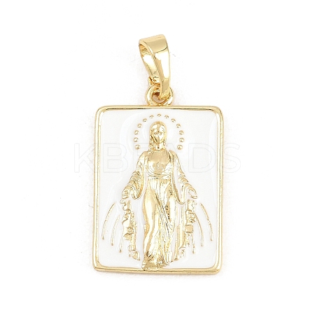 Brass Enamel Pendants KK-F938-40G-02-1