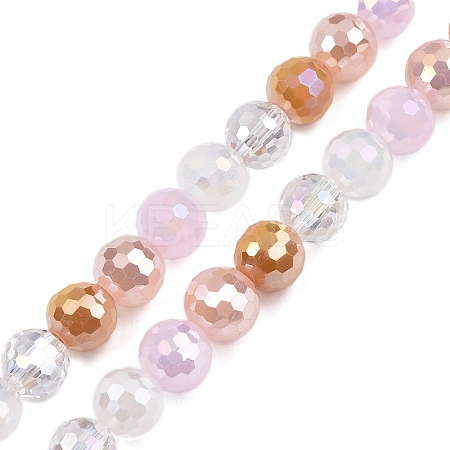 Transparent Glass Beads Strands GLAA-T023-31B-1
