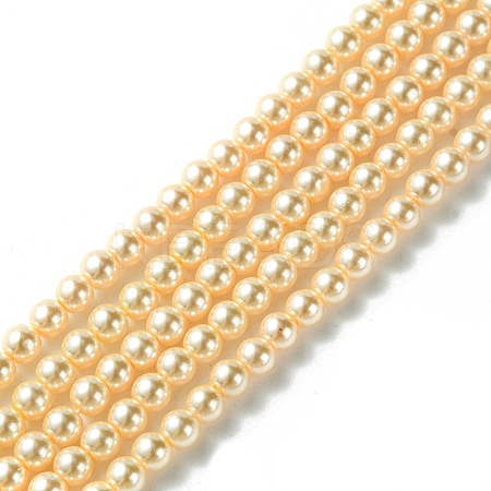 Grade A Glass Pearl Beads HY-J001-4mm-HX007-1