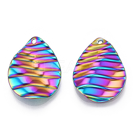 Ion Plating(IP) 304 Stainless Steel Pendants STAS-T063-205M-1