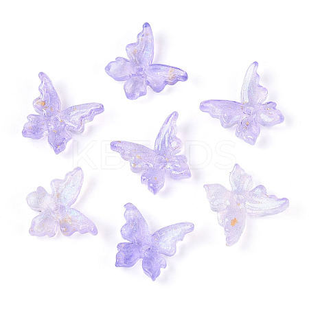 Baking Paint Glass Beads DGLA-T004-04I-1