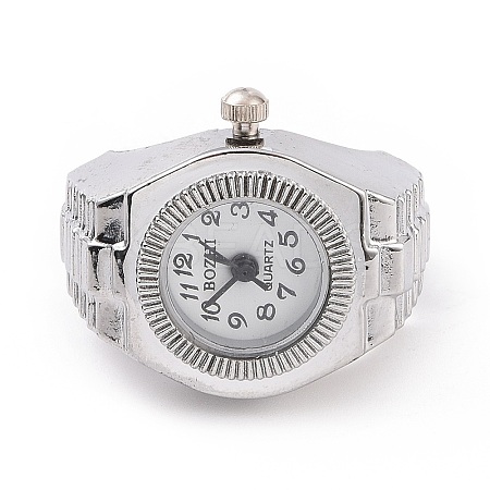 201 Stainless Steel Stretch Watchband Finger Ring Watches LS-WACH-G018-03P-01-1