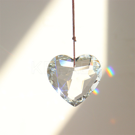 K9 Glass Heart Pendant Decoration X-PW-WG44731-01-1