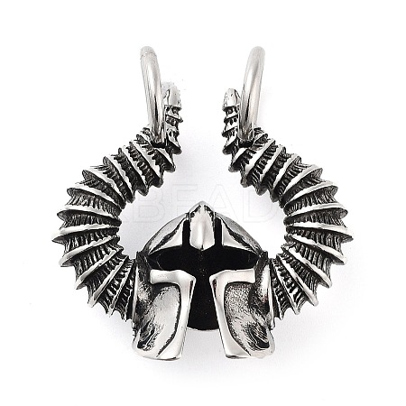 304 Stainless Steel Pendants STAS-R225-32AS-1
