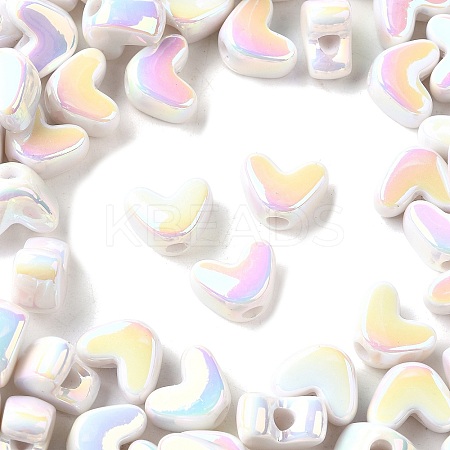 UV Plating Opaque Acrylic Beads MACR-F083-12G-1
