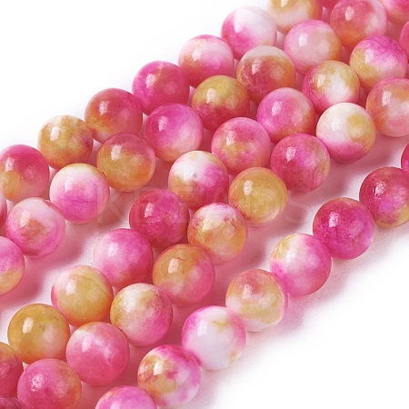 Natural Persian Jade Beads Strands G-E531-C-11-1