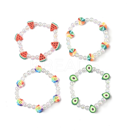 Stretch Kids Bracelets BJEW-JB06325-1