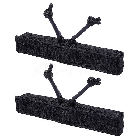 Nylon & Plastic Outdoor Tactical Vest Zipper Strip DIY-WH0128-60C-1