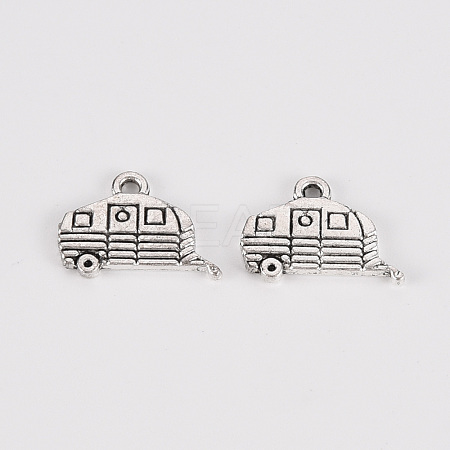 Tibetan Style Alloy Charms TIBE-N010-57AS-RS-1