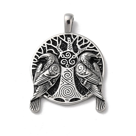 Viking 304 Stainless Steel Big Pendants X-STAS-L223-09AS-1