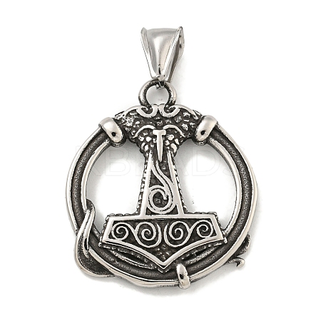 316 Surgical Stainless Steel Pendants STAS-E212-65AS-1