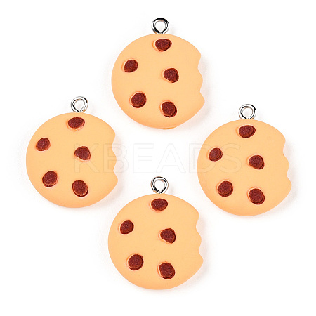 Opaque Resin Pendants RESI-S403-03A-1