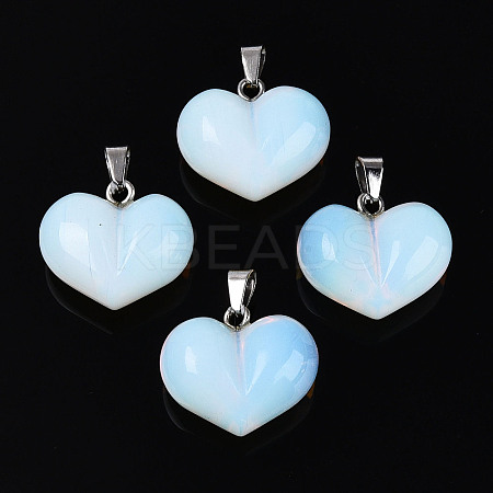 Opalite Chunky Pendants G-T143-19B-1