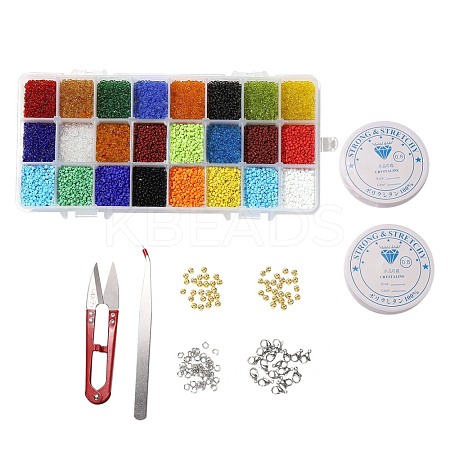 DIY Stretch Jewelry Sets Kits DIY-SZ0001-27-1