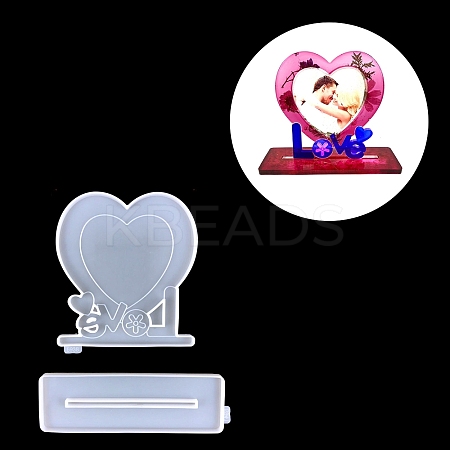 Valentine's Day Theme DIY Silicone Molds DIY-G046-02-1