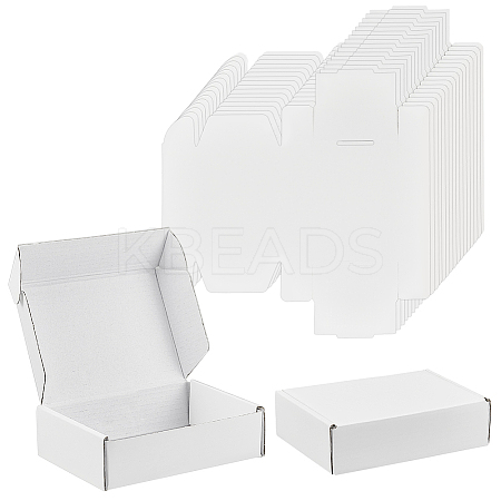 Cardboard Paper Shipping Box LS-CON-WH0089-57-1