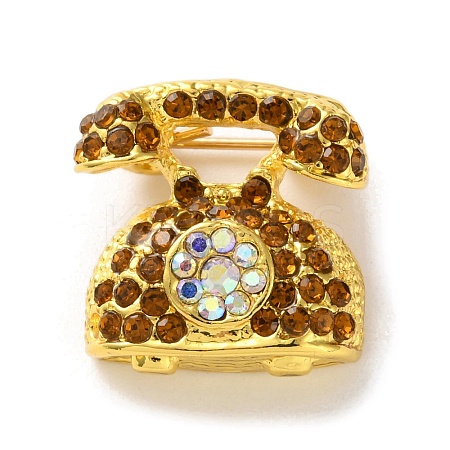 Fashion Golden Zinc Alloy Enamel Pins LS-JEWB-D068-01G-06-1