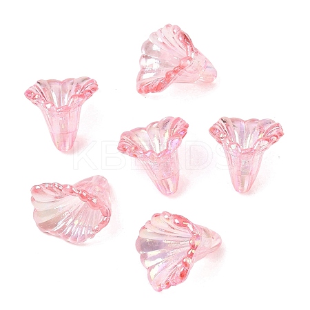 Transparent Acrylic Bead Caps OACR-G054-03H-1