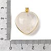 Natural Quartz Crystal Pendants G-B149-10G-09-3
