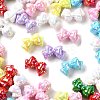 UV Plating Opaque Acrylic Beads X-MACR-F083-07-1