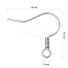 316 Surgical Stainless Steel Earring Hooks STAS-E009-2-2