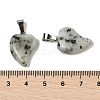 Natural Sesame Jasper Pendants G-B127-11P-11-4