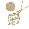 304 Stainless Steel Wavy Bar Link Chain Macrame Pouch Necklace Making NJEW-JN05064-03-2