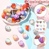 40Pcs Opaque Resin Beads RESI-CJ0004-98-3