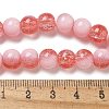 Crackle Glass Beads Strands GLAA-U001-8mm-13-4