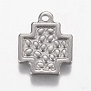Tarnish Resistant 304 Stainless Steel Pendants STAS-Z012-25P-1