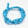 Dyed Synthetic Turquoise Bead Strands G-M145-15-A-2