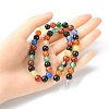 Natural Agate Beads Strands G-YW0001-33A-4