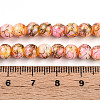 Baking Paint Glass Beads Strands DGLA-N003-6mm-B02-5