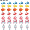 35Pcs 7 Styles Ocean Theme Resin Pendants RESI-YW0001-68-2