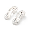 Brass Clip-on Earring Findings KK-F907-09S-2
