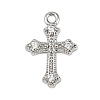 Brass Micro Pave Clear Cubic Zirconia Pendants LS-KK-L238-13P-1